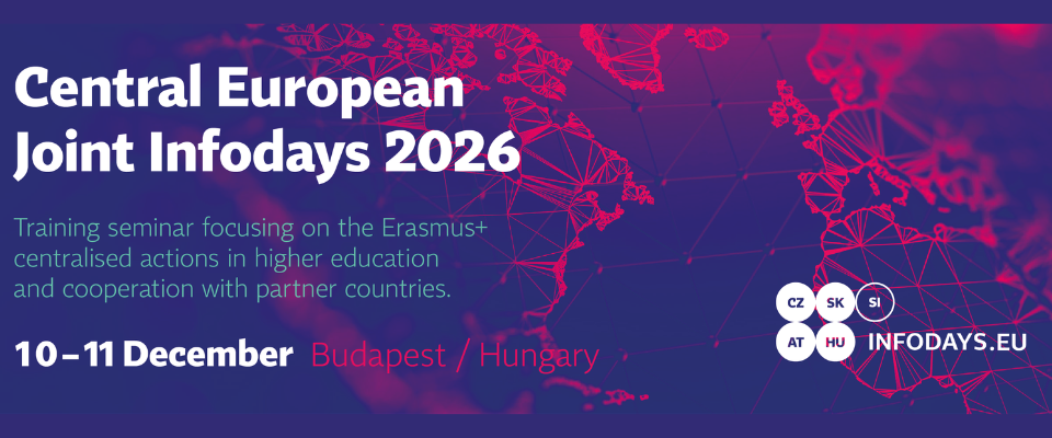 Ajánló grafika a Central European Joint Infodays - tréningszeminárium című tartalomhoz.