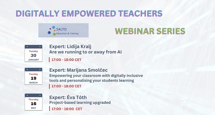 Digitally Empowered Teachers webináriumsorozat összefoglaló