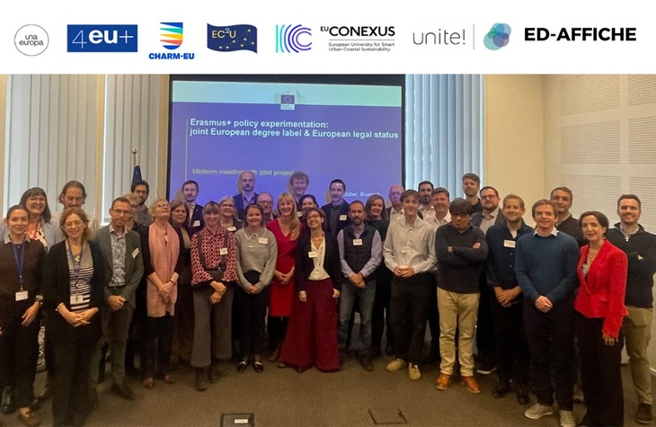 Az ED AFFICHE konzorcium tagjai egy közös fotón