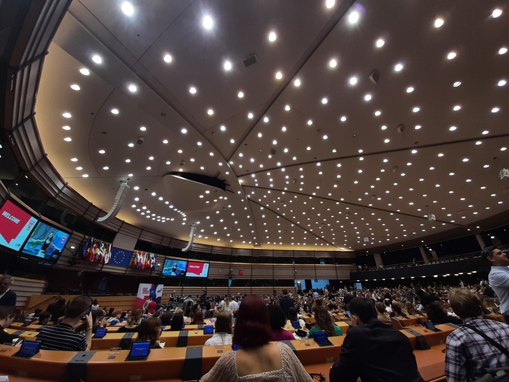 Az Európai Parlament ülésterme