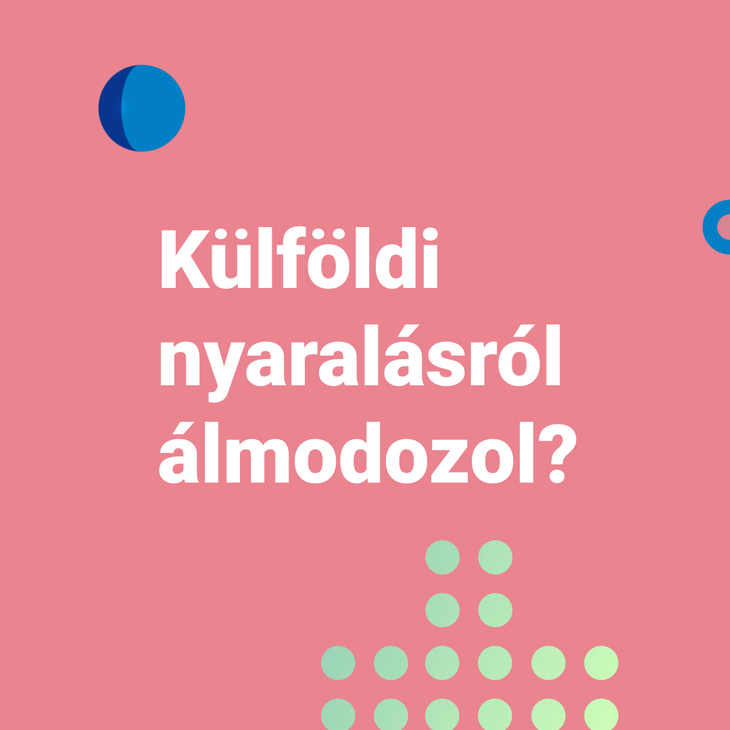 Külföldi nyaralásról álmodozol felirat