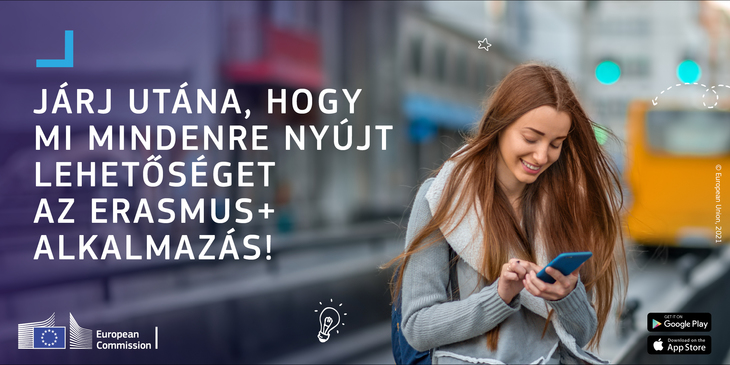 Erasmus mobilalkalmazás promóció
