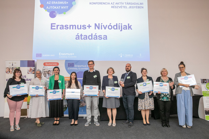 Erasmus Nívódíj átadó 2023