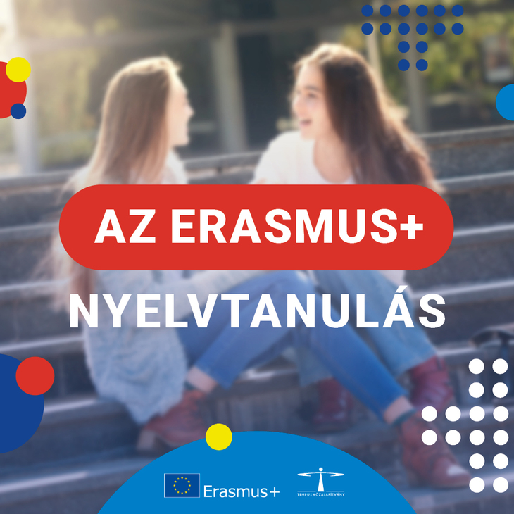 Az Erasmus nyelvtanulás 2023 kampány plakát
