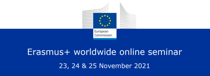 Nemzetközi Erasmus online szeminárium a felsőoktatási szektor érintettjei számára 2021 november