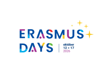 ErasmusDays 2026 borítókép színes formázott betűkkel kirakva