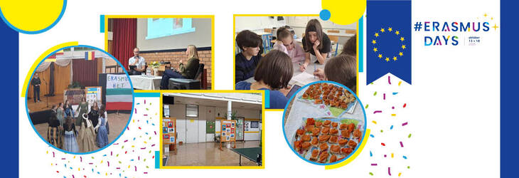 Vas Vármegyei Szakképzési Centrum Oladi Technikum szervezésében Erasmusplusz program eseményeinek montázsképei