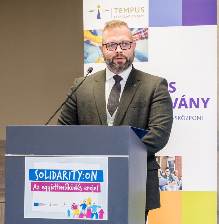 Bodrogi Richárd, a Tempus Közalapítvány főigazgatója