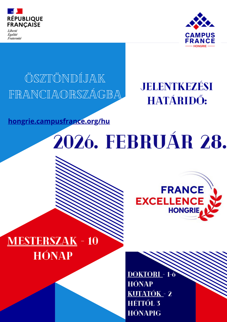 A Campus France Hongrie megnyitja a 2026 2027es tanévre szóló franciaországi ösztöndíj kampányt