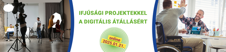 A kép bal oldalán egy fotózás látható jobb oldalon egy kerekesszékben ülő férfi pacsit ad a vele szemben ülőnek