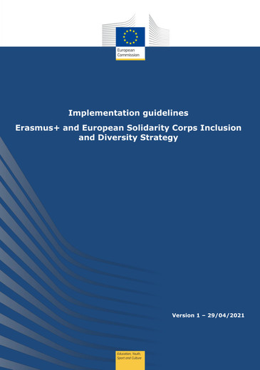 Implementation Guidelines Erasmus and European Solidarity Corps Inclusion and Diversity Strategy borítóképe
