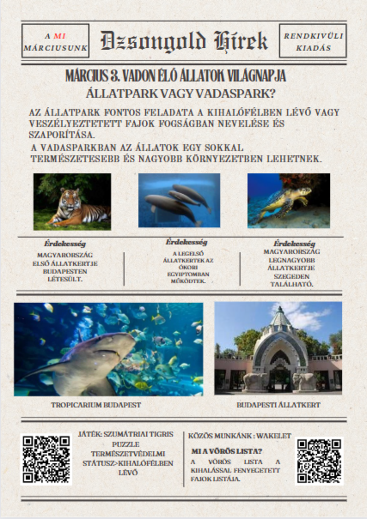 MI márciusunk módszertan hírek
