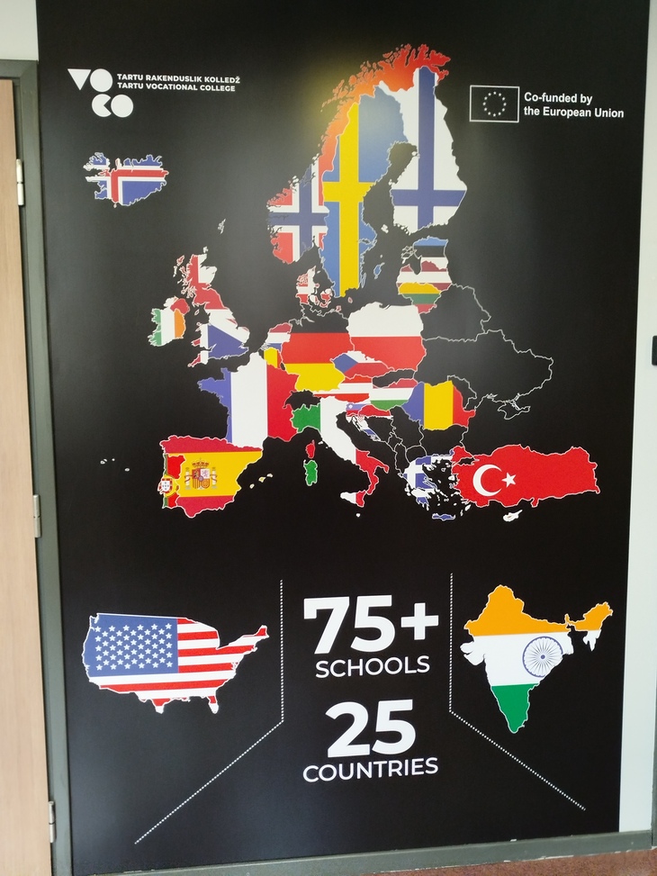 Infografika térkép országzászlókkal