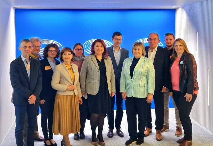 OktOpusz projekt Brüsszel csoportkép
