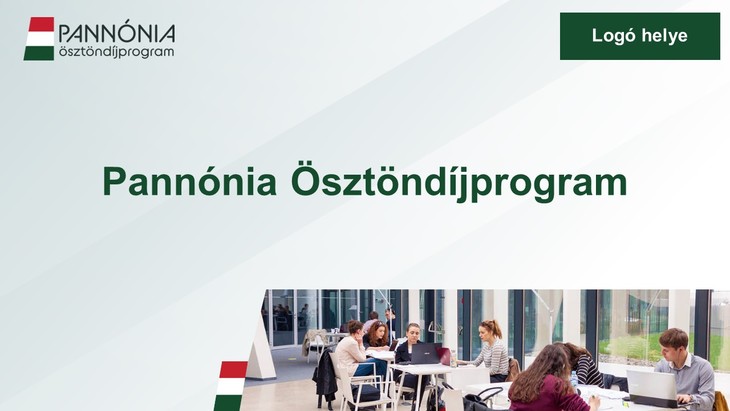 Pannónia Ösztöndíjprogram bemutató prezentáció bemutató képe