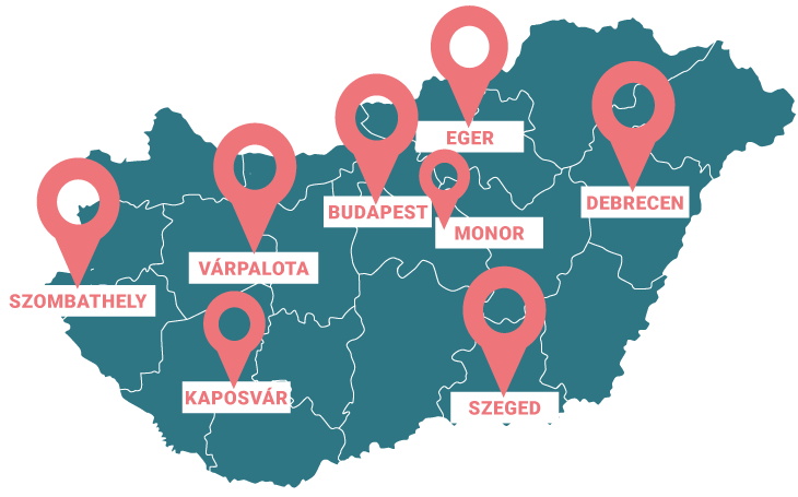 Mentorhálózatjelzése Magyarország térképén leírást majd aktualizálni kell