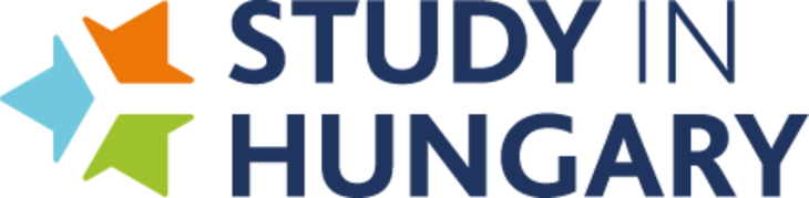 STUDY IN HUNGARY logó fekvő színes