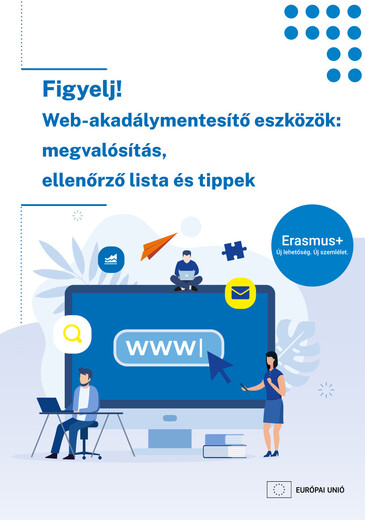 Watch it Web accessibility tool and checklist azaz Webakadálymentesítő eszközök SALTO kiadvány magyar nyelvű borítóképe